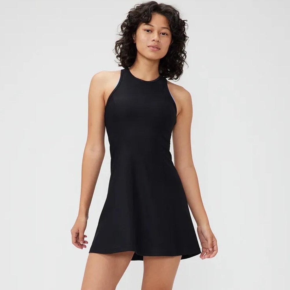 Outdoor Voices Black Athena Exercise Dress